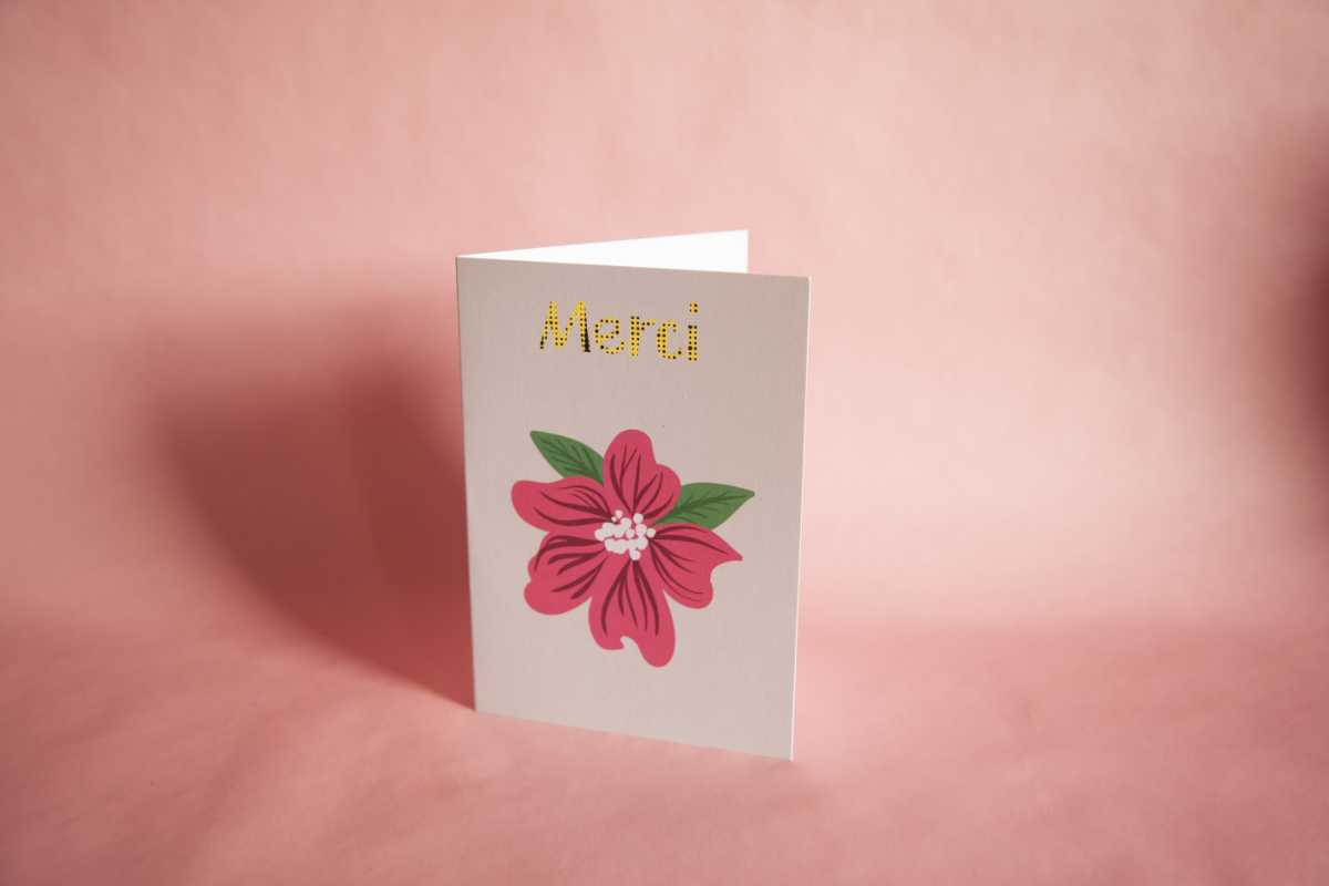 Merci, Thank you Greeting Card – Thank you so much